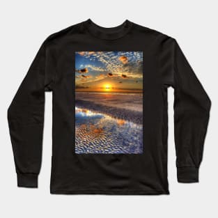 Low Tide Sunrise on Jekyll Island Long Sleeve T-Shirt